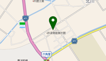 井波物産展示館横駐車場の地図画像