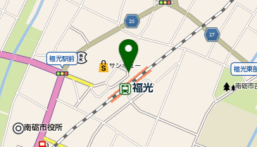 福光駅東口駐車場の地図画像