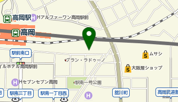 チケットパーク高岡駅南の地図画像