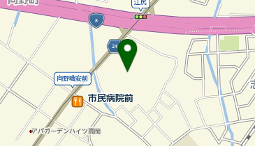 加越能バス高岡営業所駐車場の地図画像