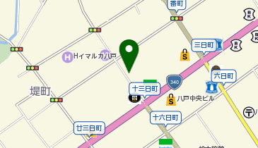 パークステーション八戸番町第1の地図画像