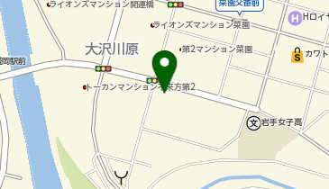 パークステーション盛岡大沢川原第1の地図画像