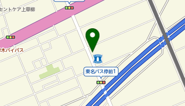 THE PARK上草柳の地図画像