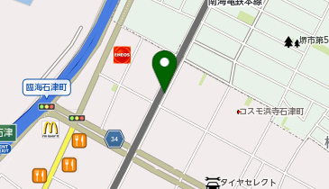 THE PARK浜寺石津町中駐車場の地図画像