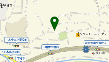 タイムパーキング越野の地図画像