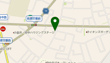 タイムパーキング小金井前原町の地図画像