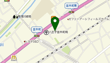 タイムパーキング八王子並木町の地図画像