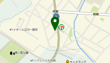 タイムパーキング立川一番町の地図画像
