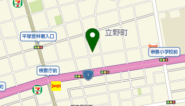 タイムパーキング立野町の地図画像