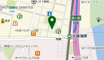 クレスト南大井の地図画像