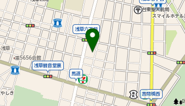 ブレイク&times;ザ・パーク浅草第2の地図画像