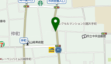 クレスト川越松江町の地図画像