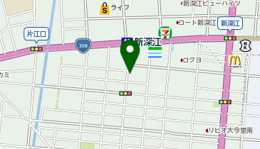 ブレイク大今里南の地図画像