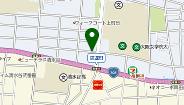 ブレイク上町第2の地図画像