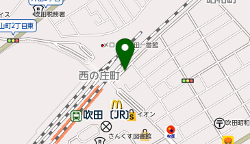 クレスト吹田市昭和町第2の地図画像