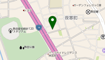 クレスト夜寒町の地図画像