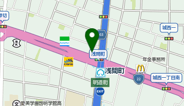 クレスト浅間町の地図画像