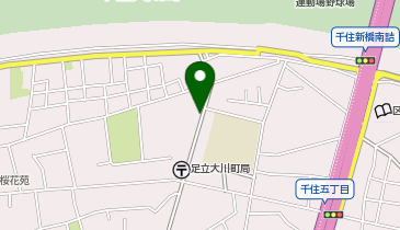 クレスト千住大川町の地図画像