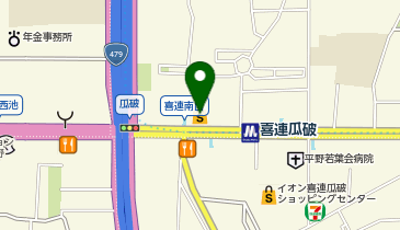 AOKI喜連瓜破店の地図画像