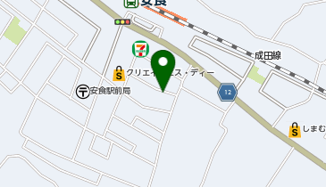 クレスト安食第2の地図画像