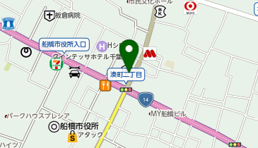 クレスト船橋の地図画像