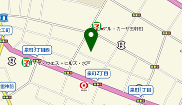 ザ・パーク水戸泉町第7の地図画像