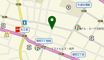 ザ・パーク水戸泉町第3の地図画像