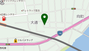 ザ・パーク宮古大通の地図画像