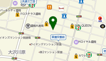 ザ・パーク盛岡菜園の地図画像