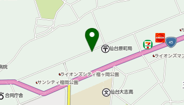 ザ・パーク仙台原町第1の地図画像