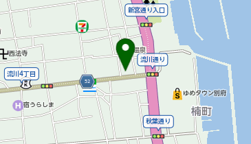 ザ・パーク別府元町の地図画像