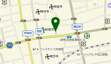 ザ・パーク松江寺町の地図画像