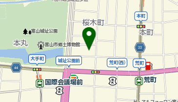 ザ・パーク総曲輪の地図画像