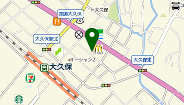 ザ・パーク大久保の地図画像