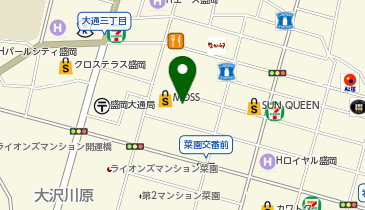 ザ・パーク盛岡菜園第2の地図画像