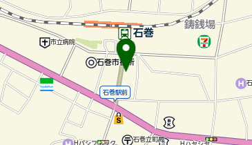 ザ・パーク石巻駅前第1の地図画像