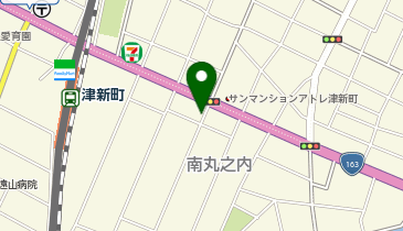 ザ・パーク津新町の地図画像