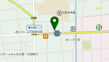 ザ・パーク櫛引町の地図画像