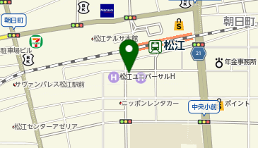ザ・パーク松江駅南口の地図画像