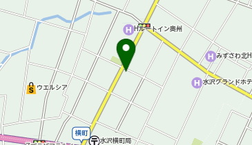 ザ・パーク水沢横町の地図画像