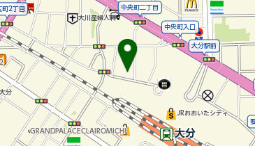 ザ・パーク大分末広町の地図画像