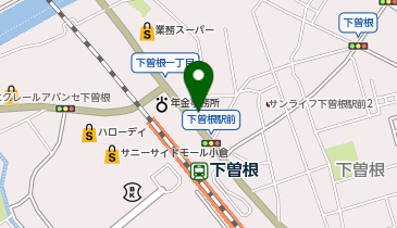 ザ・パーク下曽根駅前第2の地図画像