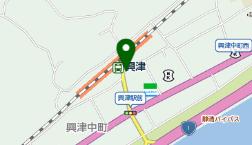 ザ・パーク興津駅前第1の地図画像