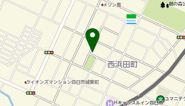 ザ・パーク西浜田町の地図画像