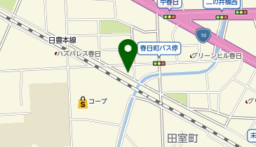 ザ・パーク大分中春日町の地図画像