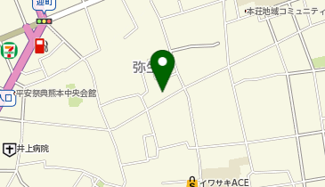 ザ・パーク弥生町(熊本)の地図画像