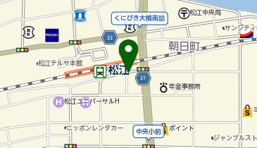 ザ・パーク松江駅南口第2の地図画像