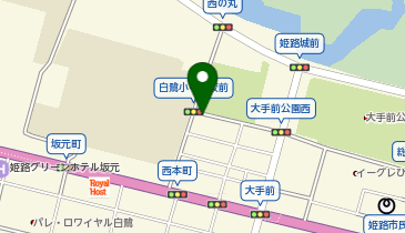 ザ・パーク姫路城前の地図画像