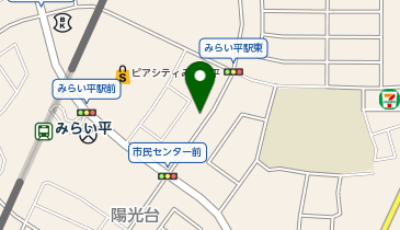 ザ・パークみらい平第1の地図画像