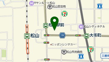 ザ・パークJR松山駅前の地図画像